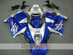 Kit de carénages à injection pour GSXR1300 Hayabusa 99-07 - Bleu, argent - Style usine #OYO87902884