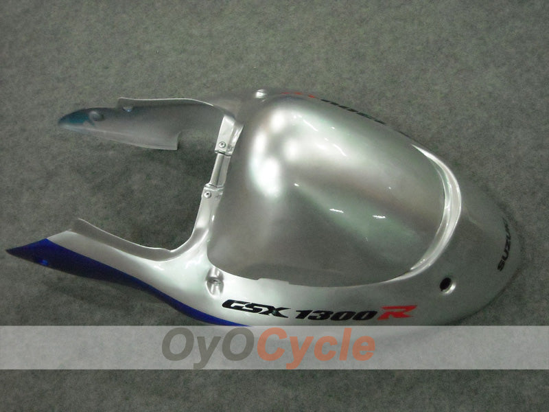 Kit de carénages à injection pour GSXR1300 Hayabusa 99-07 - Bleu, argent - Style usine #OYO87902884