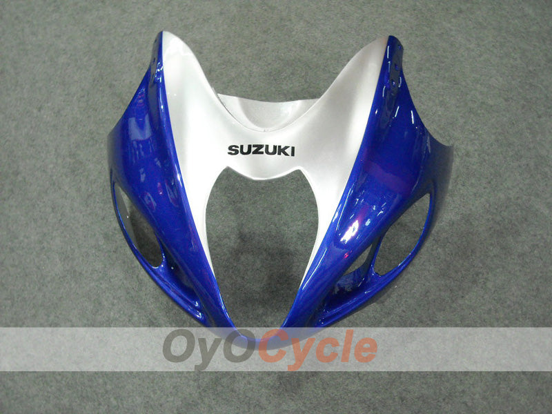 Kit de carénages à injection pour GSXR1300 Hayabusa 99-07 - Bleu, argent - Style usine #OYO87902884