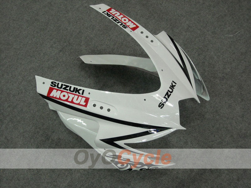 Kit de carénage à injection pour GSX R750 08-10 - Blanc, noir - Corona #OYO87901157
