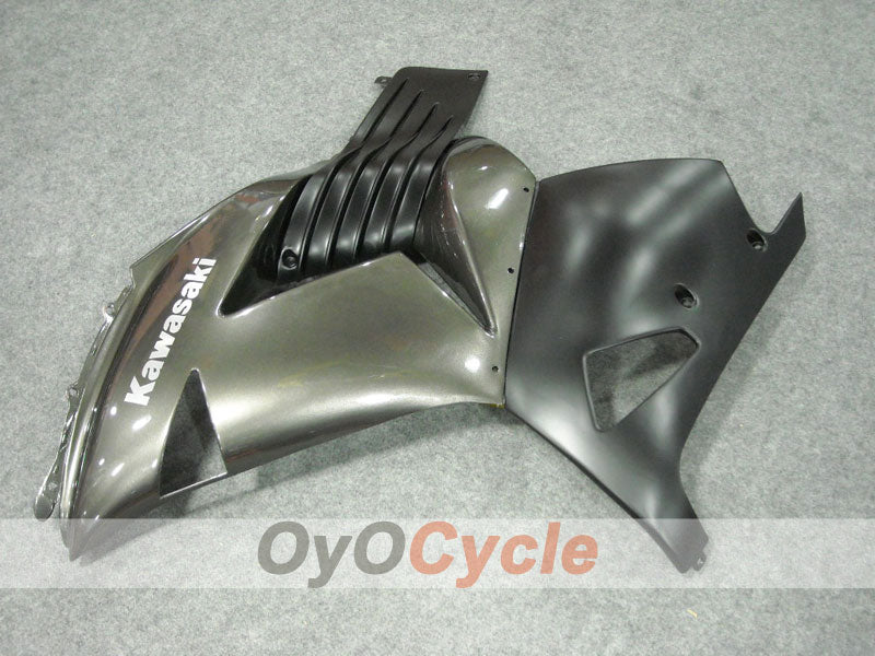 Kit de carénages injectés pour NINJA ZX-14R 06-11 - Argent - Style usine #OYO87901996