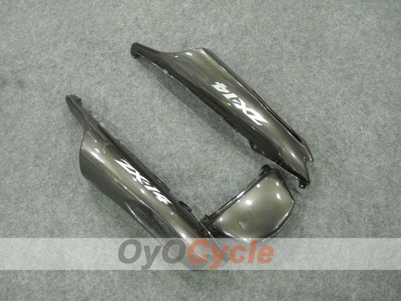 Kit de carénages injectés pour NINJA ZX-14R 06-11 - Argent - Style usine #OYO87901996