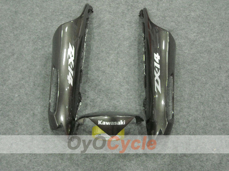 Kit de carénages injectés pour NINJA ZX-14R 06-11 - Argent - Style usine #OYO87901996