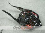Kit de carénage à injection pour GSX R750 08-10 - Rouge, Noir - Flamme #OYO87901429