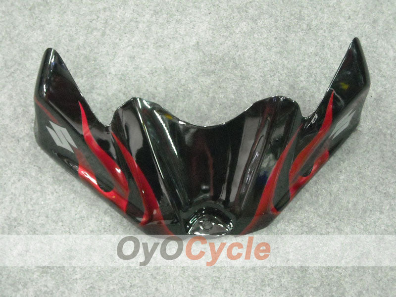 Kit de carénage à injection pour GSX R600 08-10 - Rouge, noir - Flame #OYO87901626