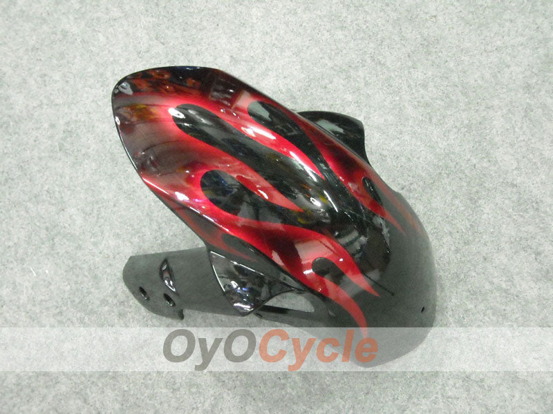 Kit de carénage à injection pour GSX R600 08-10 - Rouge, noir - Flame #OYO87901626