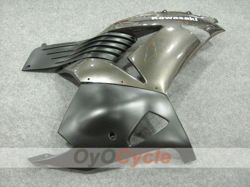 Kit de carénages injectés pour NINJA ZX-14R 06-11 - Argent - Style usine #OYO87901996