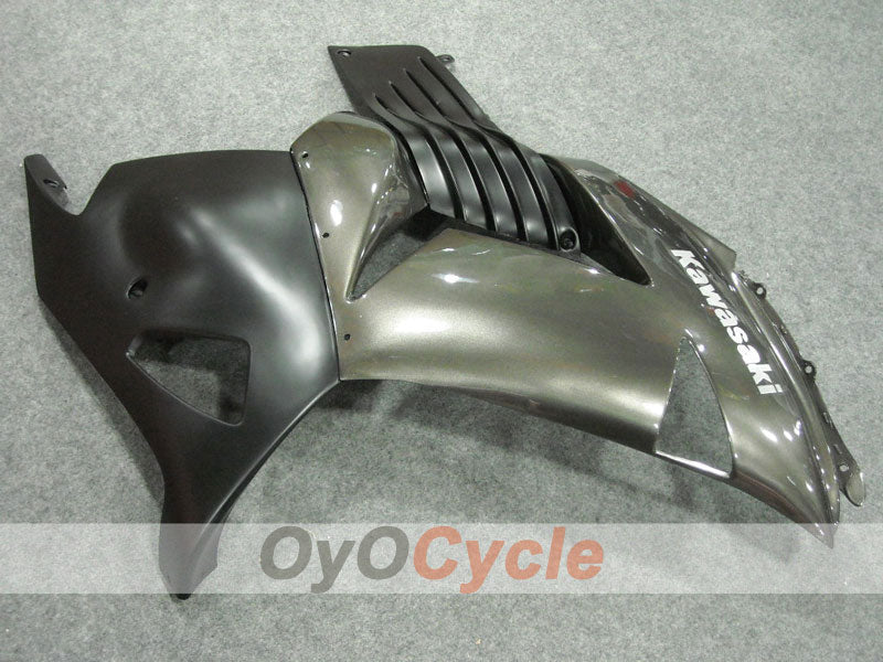 Kit de carénages injectés pour NINJA ZX-14R 06-11 - Argent - Style usine #OYO87901996