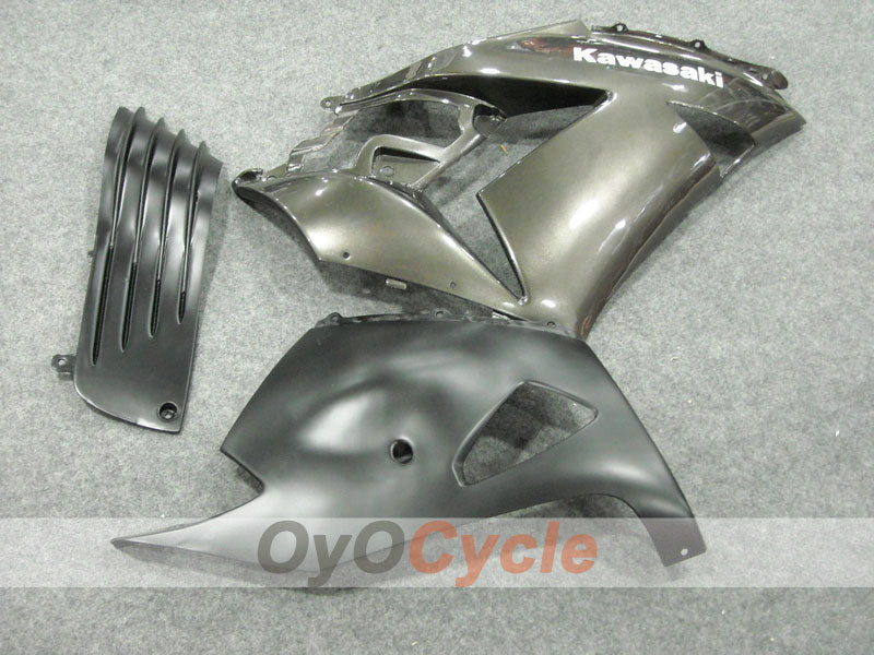 Kit de carénages injectés pour NINJA ZX-14R 06-11 - Argent - Style usine #OYO87901996