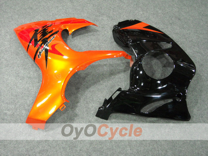 Kit de carénages à injection pour GSXR1300 Hayabusa 08-20 - Orange, noir - Style usine #OYO87902878
