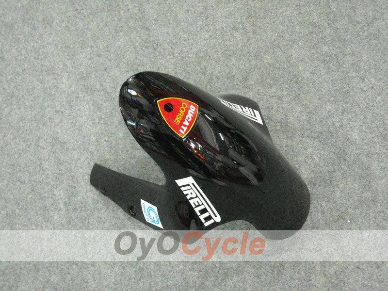Kit de carénage d'injection pour Ducati 848 08-13 - Rouge, Noir - Xerox #OYO87902239