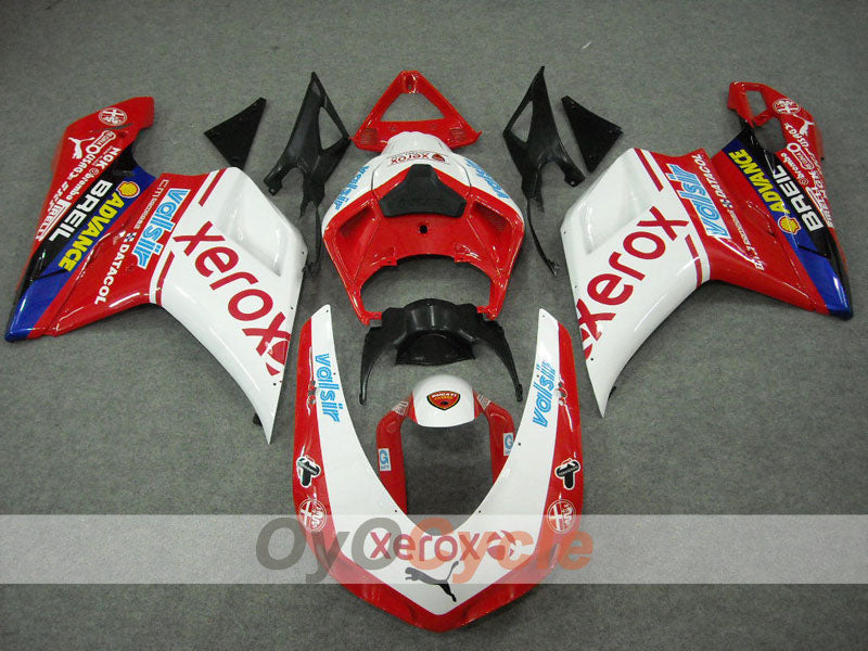Kit de carénage d'injection pour Ducati 848 08-13 - Rouge, Blanc - Xerox #OYO87902242 Image secondaire du produit