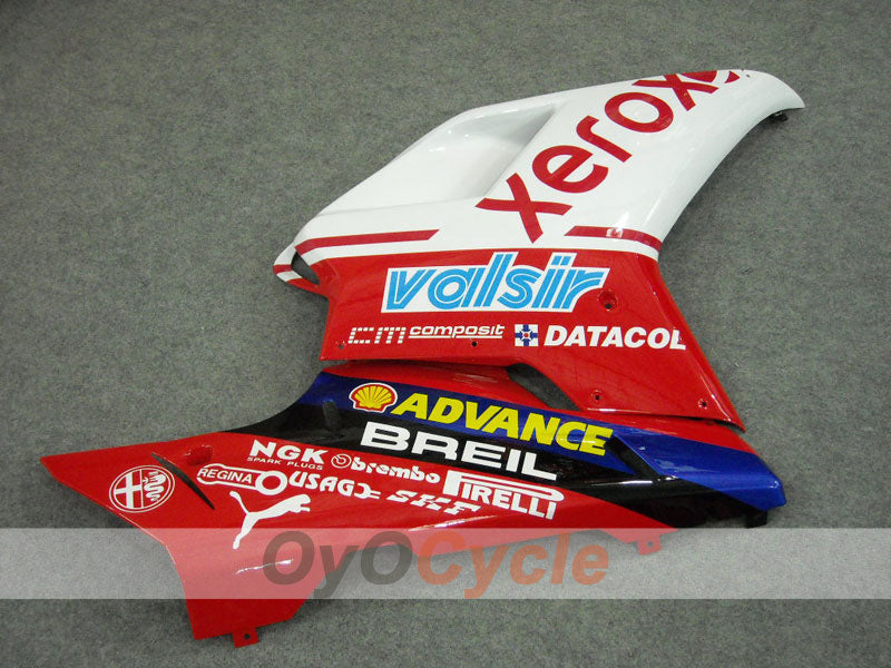 Kit de carénage d'injection pour Ducati 848 08-13 - Rouge, Blanc - Xerox #OYO87902242