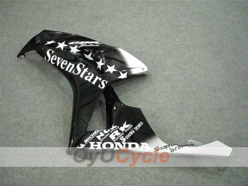 Kit de carénage injecté pour CBR1000RR 06-07 - Noir, Argent - SevenStars #OYO87900651