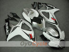Kit de carénage à injection pour GSX R750 06-07 - Blanc, Argent - Style d'origine #OYO87901315
