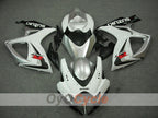 Kit de carénage à injection pour GSX R750 06-07 - Blanc, Argent - Style d'origine #OYO87901315