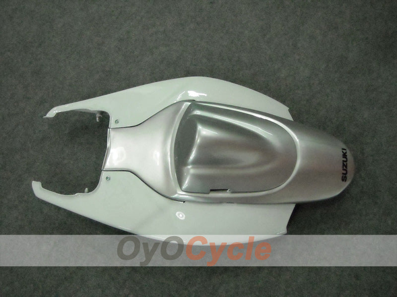 Kit de carénages à injection pour GSX R600 06-07 - Blanc, argent - Style usine #OYO87902877