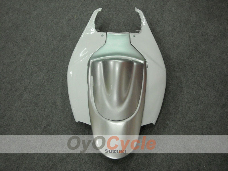 Kit de carénage injecté pour GSX R600 06-07 - Blanc, argent - Style usine #OYO87901534