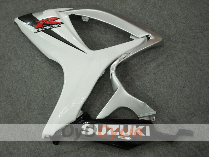Kit de carénage à injection pour GSX R750 06-07 - Blanc, Argent - Style d'origine #OYO87901315