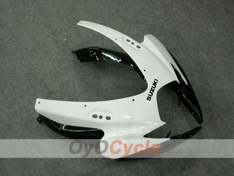 Kit de carénage injecté pour GSX R600 06-07 - Blanc, argent - Style usine #OYO87901534