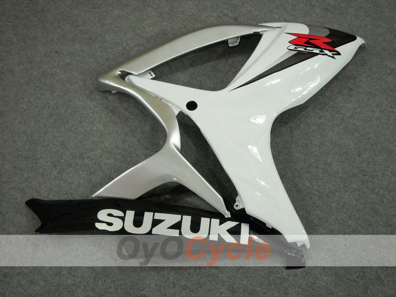 Kit de carénage à injection pour GSX R750 06-07 - Blanc, Argent - Style d'origine #OYO87901315