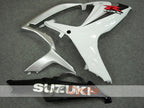 Kit de carénages à injection pour GSX R600 06-07 - Blanc, argent - Style usine #OYO87902877