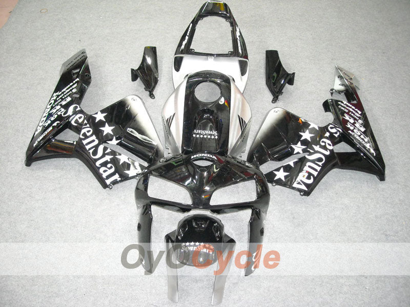 Kit de carénage à injection pour CBR600RR 05-06 - Noir, argent - SevenStars #OYO87900347