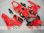 Kit de carénage à injection pour CBR600RR 05-06 - Rouge, noir - Style d'origine #OYO87900276