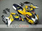 Kit de carénage à injection pour GSX R600 06-07 - Jaune, Noir - Corona, MOTUL #OYO87901430