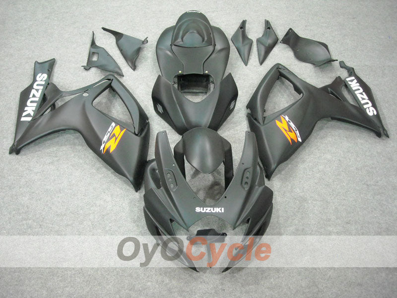 Kit de carénage à injection pour GSX R600 06-07 - Noir, mat - Style d'origine #OYO87901537