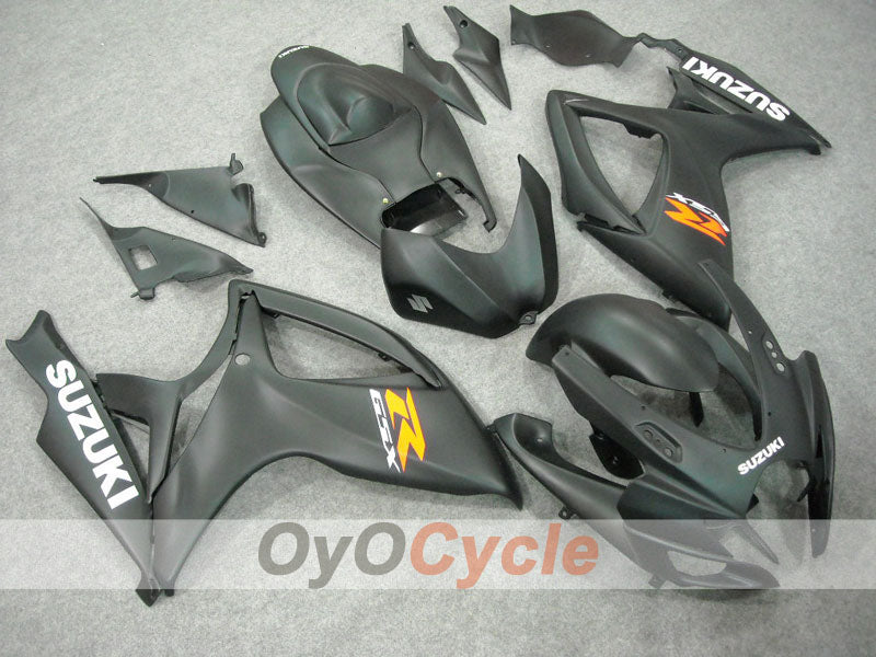 Kit de carénage à injection pour GSX R600 06-07 - Noir, mat - Style d'origine #OYO87901537