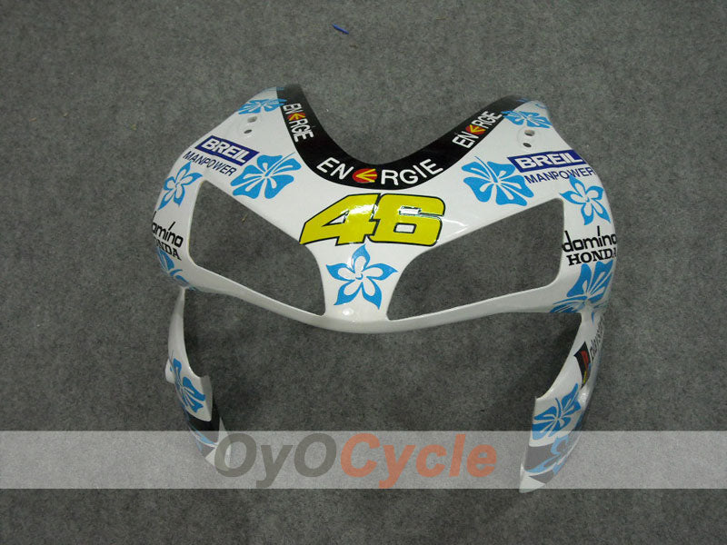 Kit de carénage à injection pour CBR600RR 03-04 - Blanc, Noir - Nastro Azzurro #OYO87902539