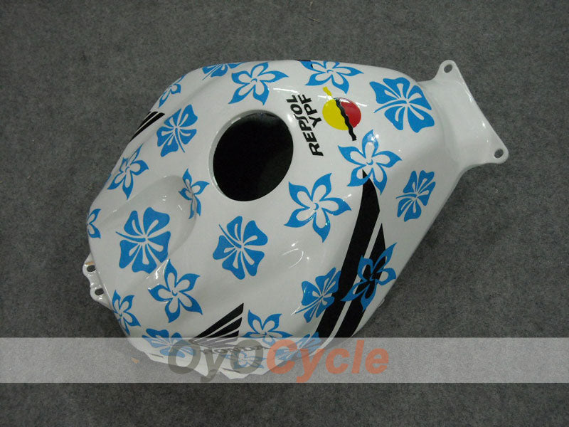 Kit de carénage à injection pour CBR600RR 03-04 - Blanc, Noir - Nastro Azzurro #OYO87902539