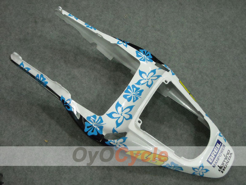 Kit de carénage à injection pour CBR600RR 03-04 - Blanc, Noir - Nastro Azzurro #OYO87902539