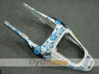 Kit de carénage à injection pour CBR600RR 03-04 - Blanc, Noir - Nastro Azzurro #OYO87902539