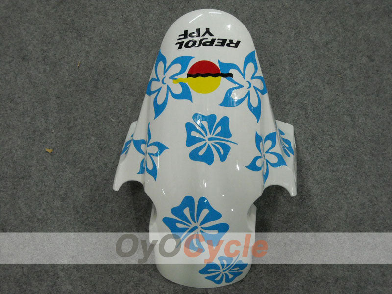 Kit de carénage à injection pour CBR600RR 03-04 - Blanc, Noir - Nastro Azzurro #OYO87902539