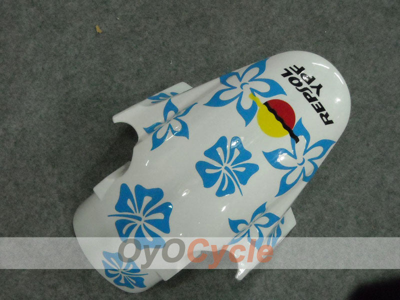 Kit de carénage à injection pour CBR600RR 03-04 - Blanc, Noir - Nastro Azzurro #OYO87902539