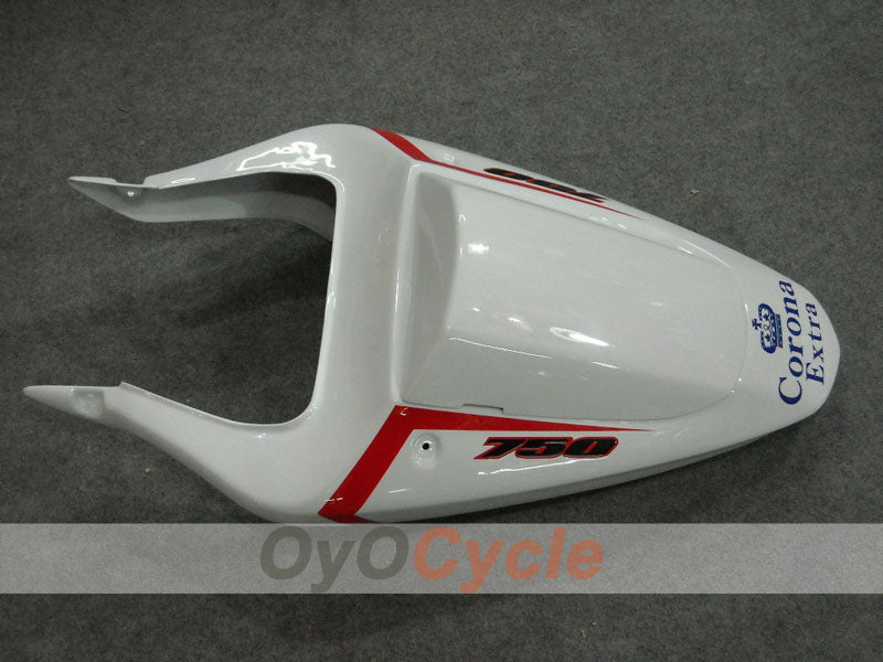 Kit de carénage à injection pour GSX R750 00-03 - Jaune, Bleu - Corona #OYO87901028