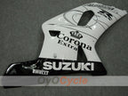 Kit de carénages à injection pour GSX R600 01-03 - Blanc, Noir - Corona, MOTUL #OYO87901036
