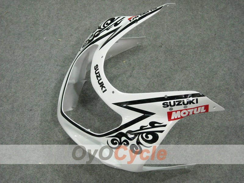 Kit de carénages à injection pour GSX R600 01-03 - Blanc, Noir - Corona, MOTUL #OYO87901036