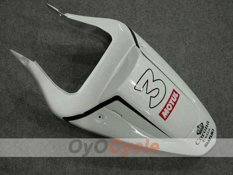 Kit de carénages à injection pour GSX R600 01-03 - Blanc, Noir - Corona, MOTUL #OYO87901036