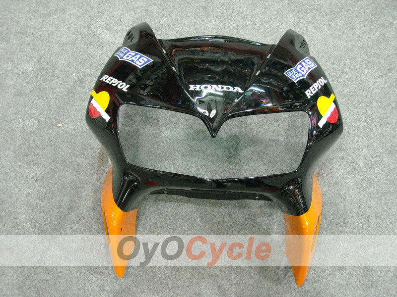 Kit de carénage pour VFR800 98-01 - Rouge, Noir - Repsol #OYO87902933