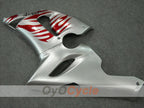 Kit de carénages injectés pour NINJA ZX-6R 05-06 - Rouge, Argent - Flame #OYO87901864