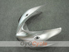 Kit de carénages injectés pour NINJA ZX-6R 05-06 - Rouge, Argent - Flame #OYO87901864