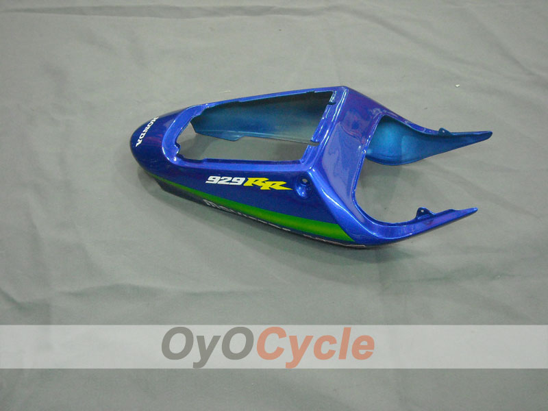 Kit de carénage à injection pour CBR900RR 929 00-01 - Vert, Bleu - MICHELIN, Movistar #OYO87902847