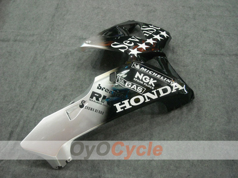 Kit de carénage injecté pour CBR600RR 03-04 - Blanc, noir - SevenStars #OYO87902551