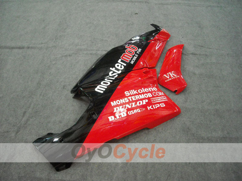 Kit de carénage à injection pour Ducati 999 03-04 - Rouge, Noir - Monstermob #OYO87902356