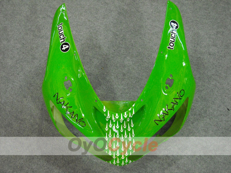 Kit de carénages à injection pour NINJA ZX-6R 05-06 - Vert, Noir - Nakano #OYO87901885