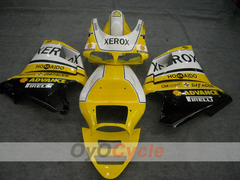 Kit de carénage injecté pour Ducati 998 02-04 - Jaune, blanc - Xerox #OYO87902315 Image principale du produit