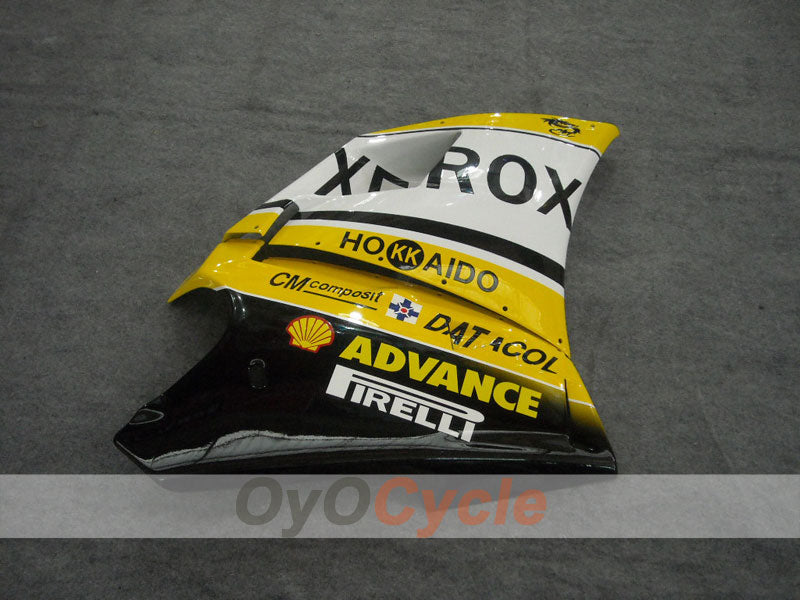 Kit de carénage injecté pour Ducati 998 02-04 - Jaune, blanc - Xerox #OYO87902315